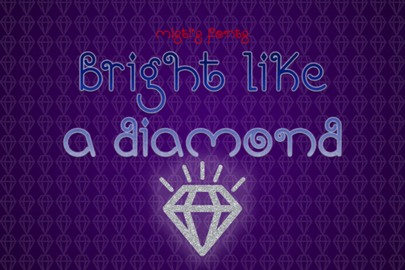 Bright Like a Diamond: A Playful Display Typeface That Adds Sparkle to Any Project
