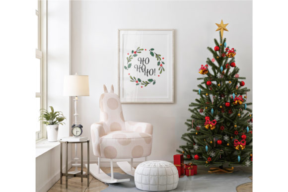Christmas Theme Mockup Poster and Banner: Transform Your Artwork into a Festive Masterpiece