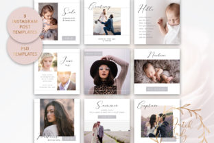 Elevate Your Brand Aesthetic with Instagram Post Template Set 1