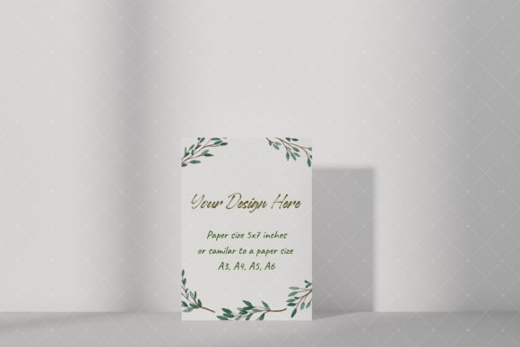 Postcard Greeting Card Mockup 10 for Designers