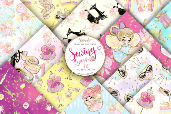 Sewing Lovers Seamless Patterns: Precision Meets Creative Freedom in Modern Crafting