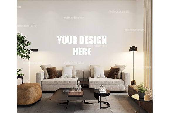 Transforming Art Presentation: The Strategic Value of Living Room and Empty Wall Mockups for Creators and Businesses